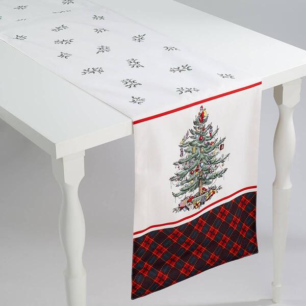 Spode&#40;R&#41; Christmas Tree&#40;R&#41; Tartan Table Runner - image 