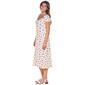 Juniors Madden Girl Short Sleeve Floral Peasant Smock Midi Dress - image 4