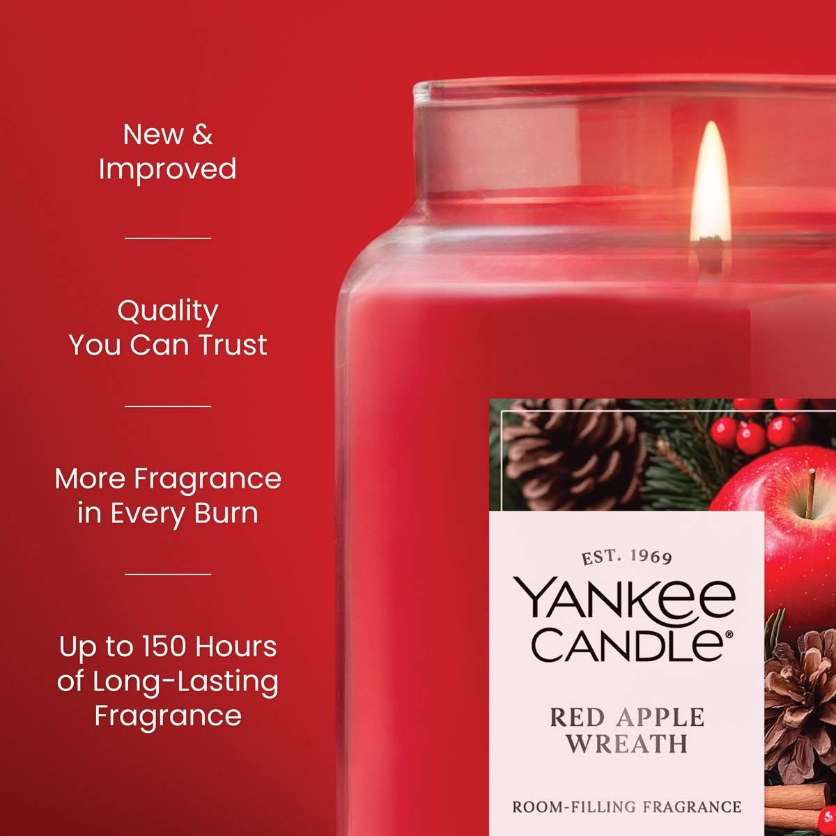 Yankee Candle® Signature 22oz. Red Apple Wreath Jar Candle