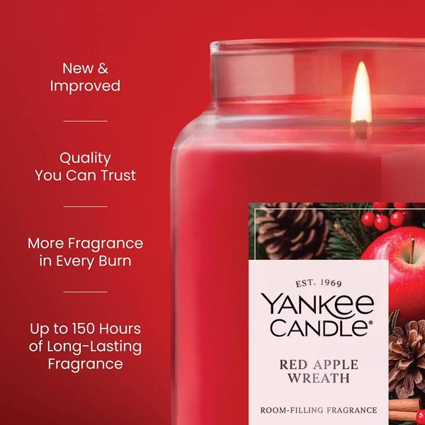 Yankee Candle® Signature 22oz. Red Apple Wreath Jar Candle