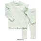 Baby Girl &#40;3-9M&#41; Charlotte & Star Heart/Bow Top & Leggings Set - image 3