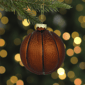 Northlight Basketball Glass Christmas Hanging Ornament - image 2