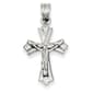 14kt. White Gold Reversible Crucifix - image 1