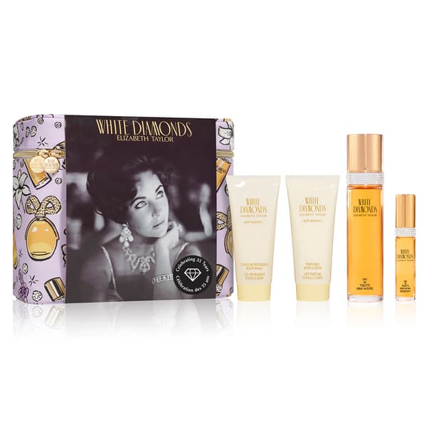 Elizabeth Taylor White Diamonds Mother''s Day 4pc. Fragrance Gift - image 