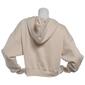 Juniors Pink Rose Tiger''s Eye Mineral Washed Pullover Hoodie - image 2