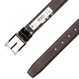 Mens Perry Ellis 32mm Reversible Carbon Fiber Keeper Leather Belt