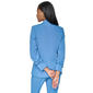 Womens DKNY 3/4 Ruched Sleeve One Button Solid Blazer - image 2