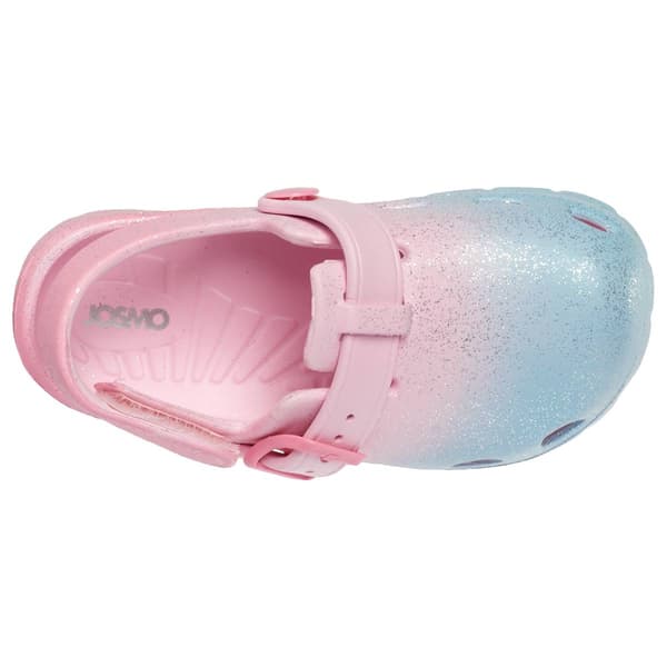 Little Girls Josmo Eva Sparkle Ombre Buckle Clogs