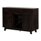 South Shore Bellami Rubbed Black Buffet w/Wine Storage - image 1