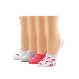 Womens HUE&#40;R&#41; 4pk. Sneaker Liner Socks