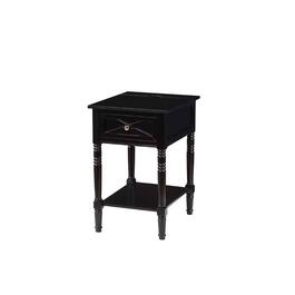 Convenience Concepts Country Oxford End Table w. Charging Station