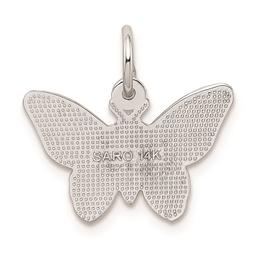 Gold Classics™ 14kt. White Gold Butterfly Charm