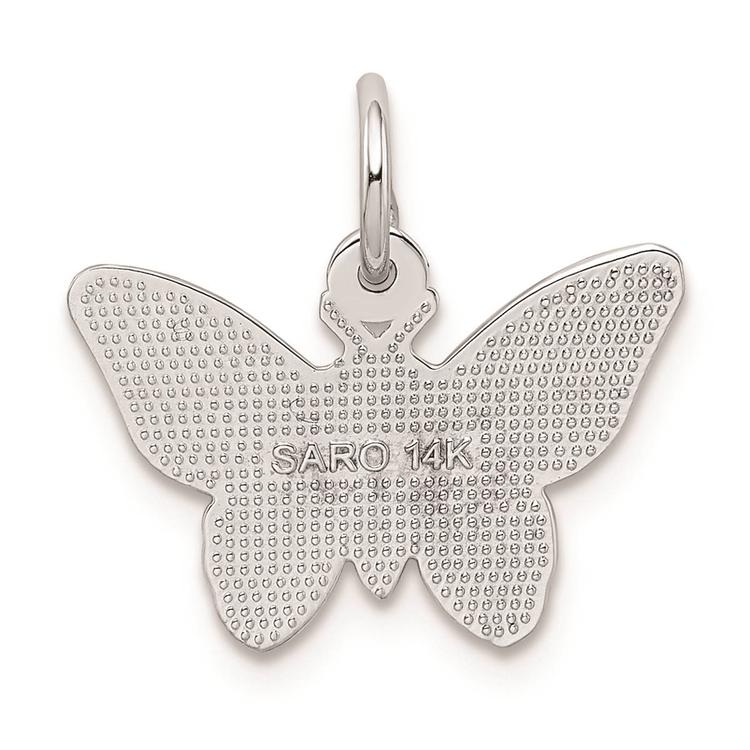Gold Classics™ 14kt. White Gold Butterfly Charm