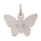 Gold Classics&#8482; 14kt. White Gold Butterfly Charm - image 3