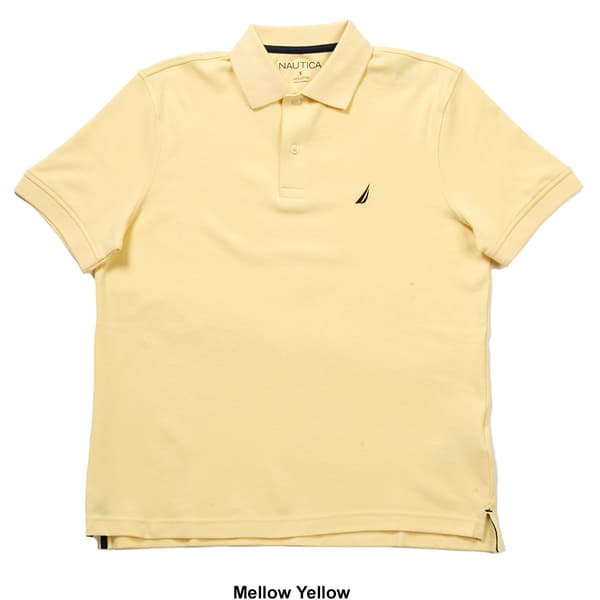 Mens Nautica Short Sleeve Interlock Polo