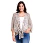 Womens Steve Madden Short Marled Dusty Horizon Tie Kimono - image 1