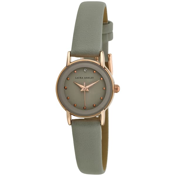 Womens Laura Ashley(R) Grey Dial and Strap Watch - LA3002GY - image 