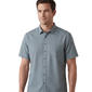 Mens Big & Tall VSTR Stretch Button Down Shirt - Sage/Cream - image 1