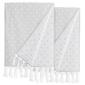Linum Home Textiles Ephesus Dot Pestemal Beach Towel - Set of 2 - image 2