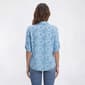 Womens Emily Daniels Elbow Sleeve Medallion Scroll Blouse - image 2