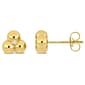 Sophia B 0.02ctw. Triple Bead Diamond Stud Earrings - image 1