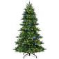 Puleo International 7.5ft Pre-Lit LED Idaho Spruce Christmas Tree - image 1