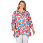 Women''s Ruby Rd. Larky Lark Effortless Swing Top In Whimsical Da - image 1