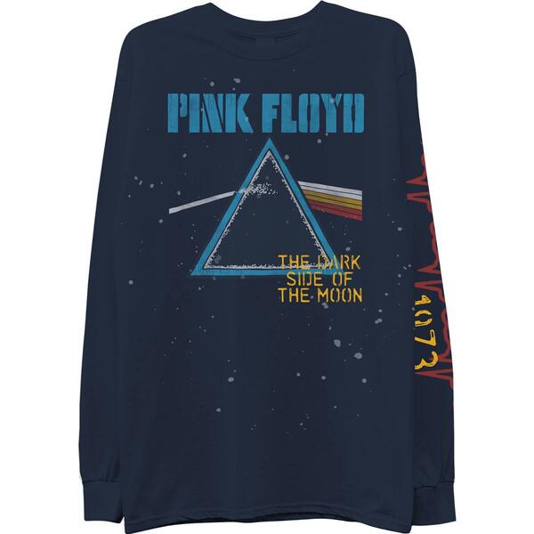 Young Mens Pink Floyd Long Sleeve Graphic T-Shirt - image 