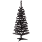Northlight 4ft. Black Tinsel Artificial Halloween Tree - image 1
