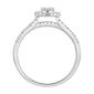 Nova Star&#174; Sterling Silver Lab Grown Diamond Bridal Ring Set - image 5
