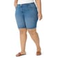 Plus Size Gloria Vanderbilt Amanda Bermuda With Slit Shorts - image 1