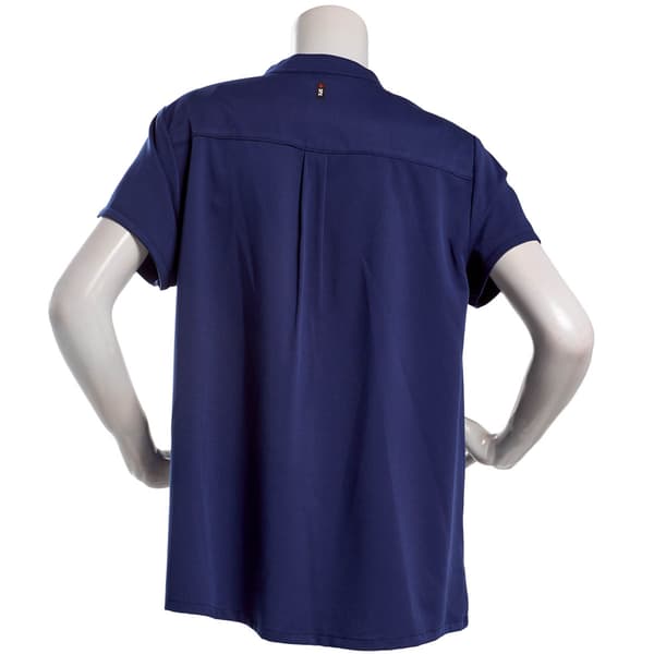 Womens Grey''s Anatomy Short Sleeve Banded Collar Scrub Top