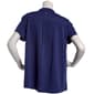 Womens Grey''s Anatomy Short Sleeve Banded Collar Scrub Top - image 2