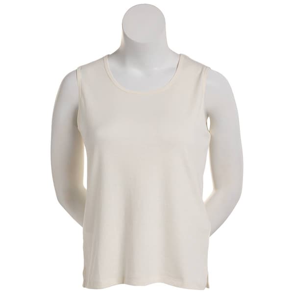 Womens Hasting & Smith Solid Scoop Neck Tank Top - image 