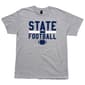 Mens State Football Stripe Short Sleeve Tailgate Tee - image 1