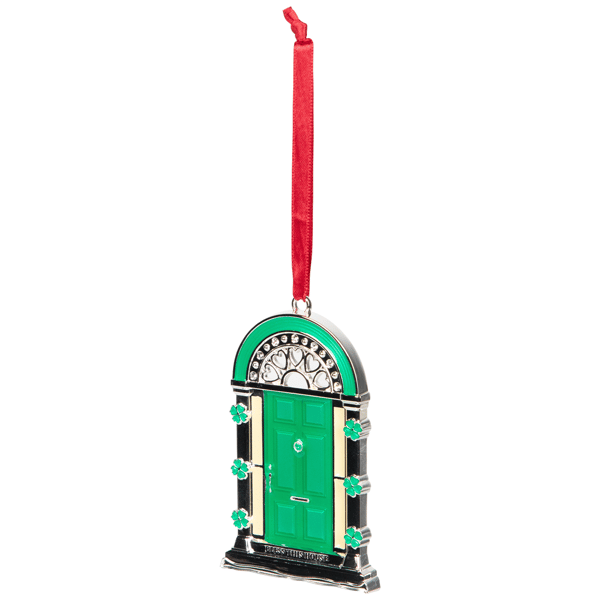Northlight Bless This House Shamrock Door Christmas Ornament