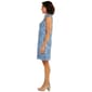 Womens MSK Sleeveless Scroll Half Zip Shift Dress - image 4