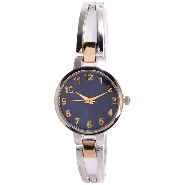 Womens Two-Tone & Navy Bangle Watch - 14945S-07-J34 - image 