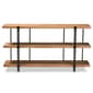 Baxton Studio Tarah Industrial Brown/Black Metal Console Table - image 2