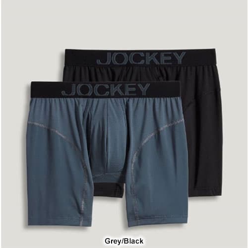 Mens Jockey® 2pk. Athletic RapidCool Performance Boxer Briefs