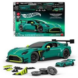 Hot Wheels(R) Brick Shop 24 Aston Martin Vantage Gt3 Building Set