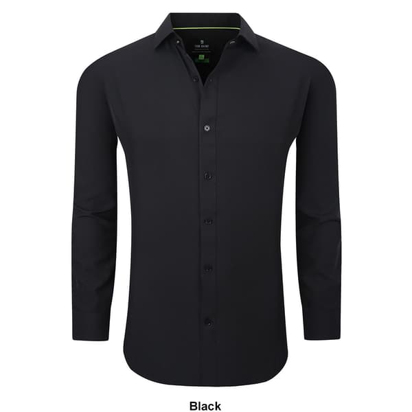 Mens Tom Baine Solid Slim Fit Long Sleeve Dress Shirt