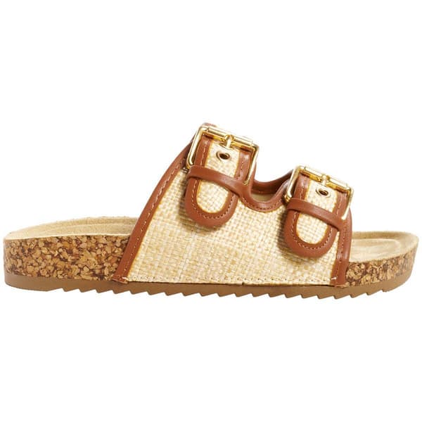 Girls Kensie Girl Straw Slide Sandals