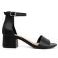 Womens Sugar Noelle Low Block Heel Slingback Sandals - Black - image 2