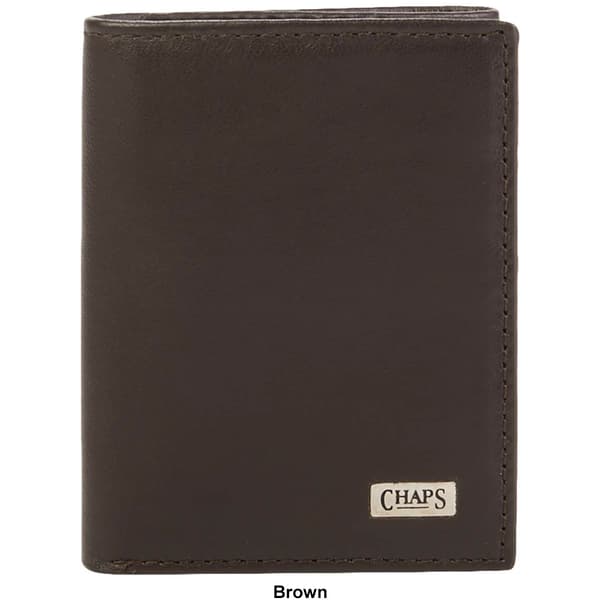 Mens Chaps Sheepskin Trifold Wallet