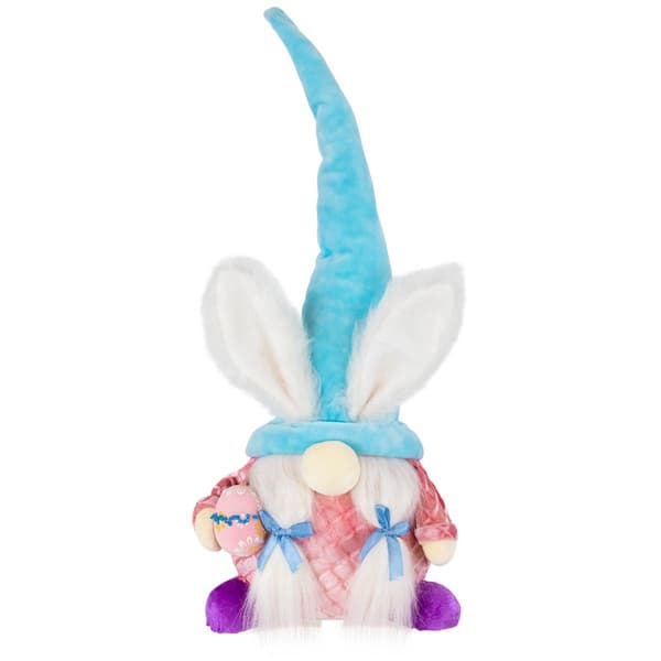 Northlight Seasonal Girl Gnome with Bunny Ears Easter Figurine - image 