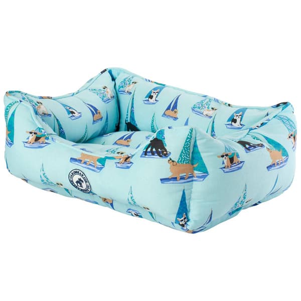 CJ Cotton 25in. Pattern Sea Cuddler Pet Bed - image 