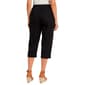 Petite Hasting & Smith Solid Crinkle Tie Front Capris - image 11