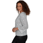 Womens Skye’s the Limit Icy Blue Sparkle Long Sleeve Crew Neck S - image 4