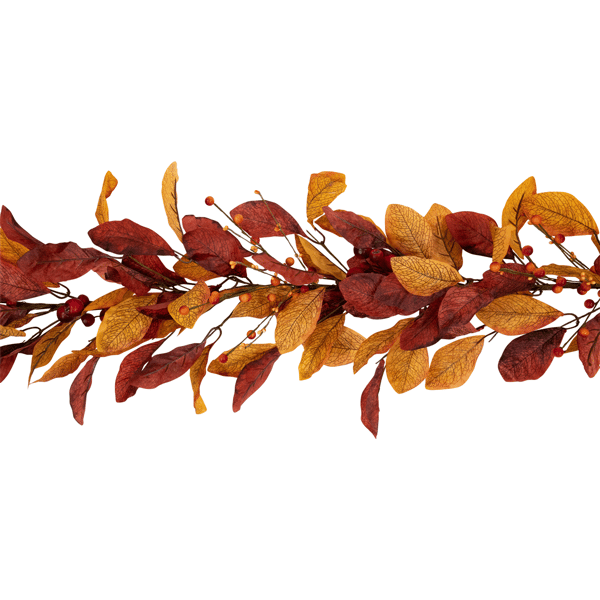 Northlight 5ft. Artificial Leaves Fall Harvest Garland